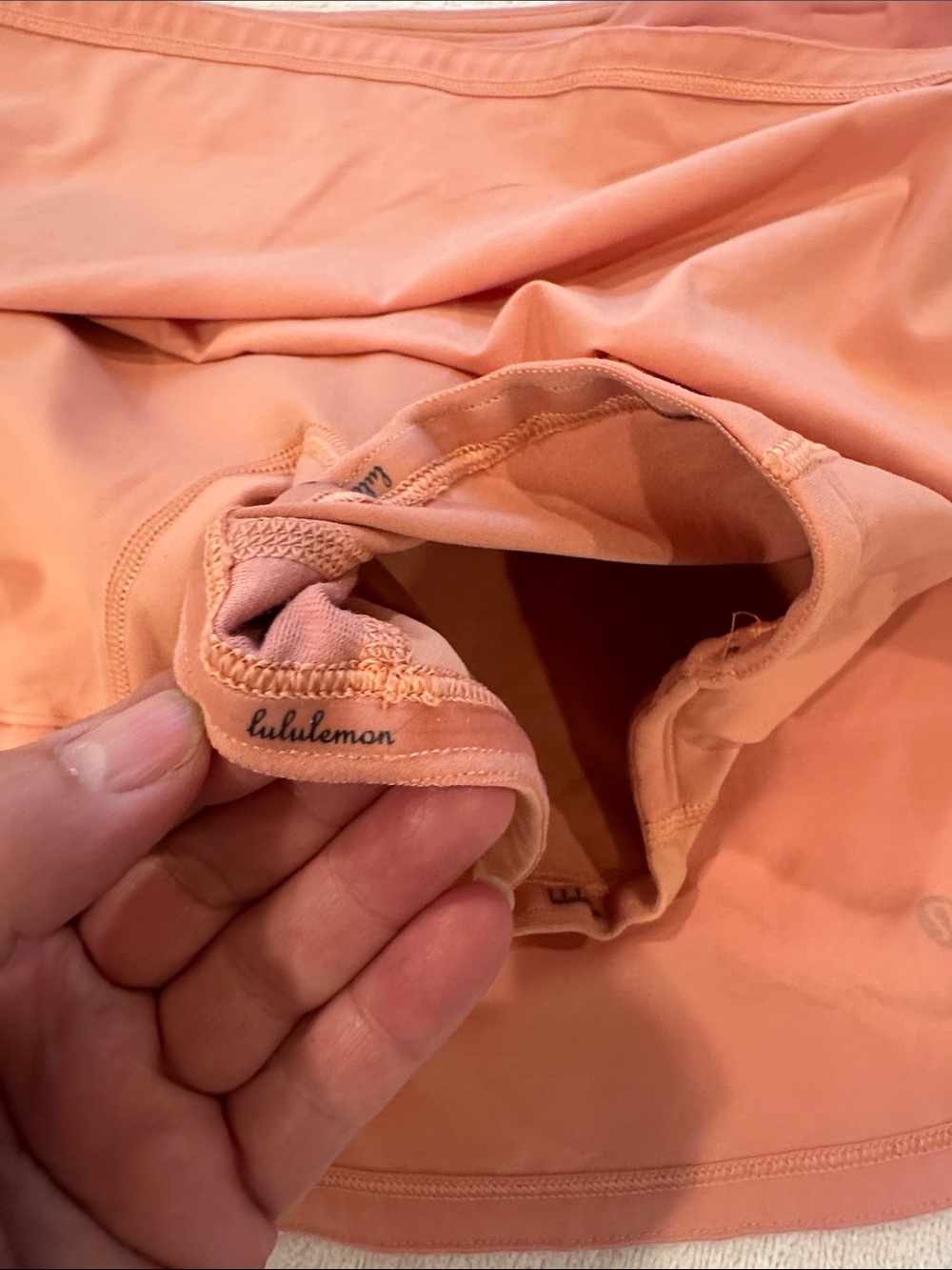 lululemon Play Off The Pleats Peach Athletic tennis Skort/ skirt size 4 - Picture 7 of 16